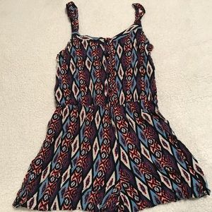 Forever 21 Patterned Romper